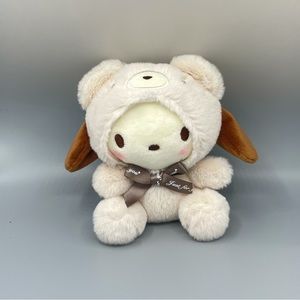 Pochacco x Bear Cosplay Plush Keychain